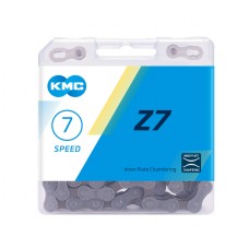 Цепь KMC Z7 7-8 скоростей 114 звеньев серый-коричневый