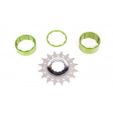 Набір FireEye для SingleSpeed SSK 16T-18Т товщина 2.3 мм зелений