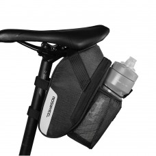 Сумка під сідло Roswheel Essential 131464 з кишенею для пляшки чорний