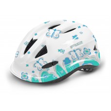 Шолом R2 Lucky 2020 колір біло-синьо-м'ятний глянцевий р. XXS: 46-50 cm