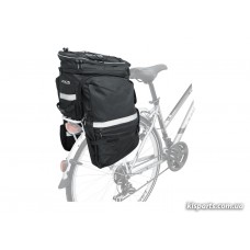 Сумка на багажник KLS Express (об'єм 20+10 л) чорний