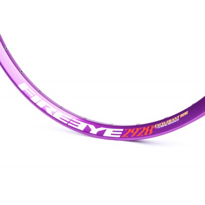 Обод FireEye Excelerant 2928 29 "32 отверстия под диск фиолетовый