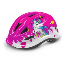 Шолом R2 Lucky 2020 колір рожево-білий глянцевий р. XXS: 46-50 cm