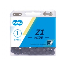 Цепь KMC Z1 Wide Single-speed 112 звеньев коричневый + замок