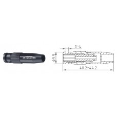 Регулятор Alligator для натягивания тросика шоссейной трансмиссии черный. комплект