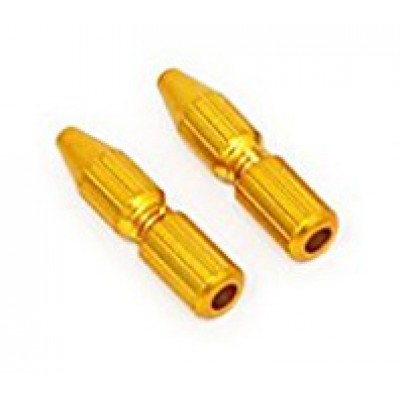 Многоразовый наконечник Alligator для тормозного троса золотистый