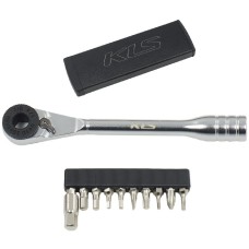 Ключ з трещіткою та насадками KLS Mate