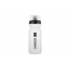 Фляга ONRIDE Ram 600 мл. прозрачная черная с колпачком 21