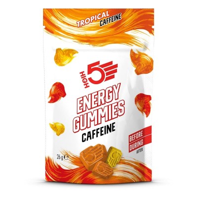 Жевательные конфеты Energy Gummies Caffeine Тропические фрукты 26 г Жевательные конфеты Energy Gummies Caffeine Тропические фрукты 26 г