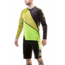 Велофутболка Merida ENDURO LS LONG SLEEVE JERSEY GREEN/GREEN