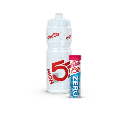 Набор фляга и изотоники Bottle 750ml - ZERO Лесная ягода (10 табл.)